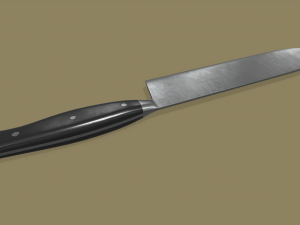 kitchen knife set 3Dモデル