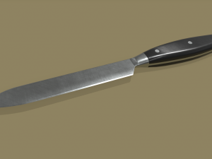 kitchen knife set 3Dモデル