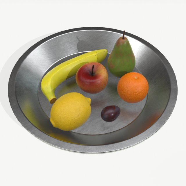 fruit set 3D 모델 .c4d .max .obj .3ds .fbx .stl .blend 