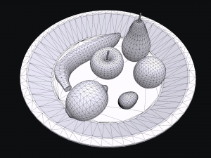 fruit set 3D 모델