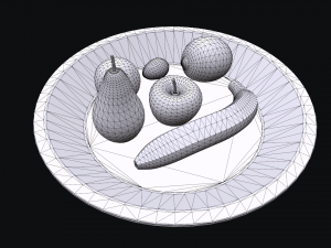 fruit set 3D 모델
