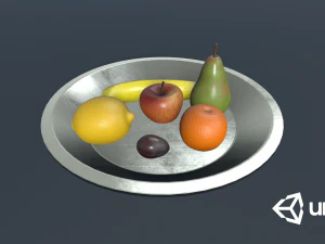 fruit ingesteld 3D Model