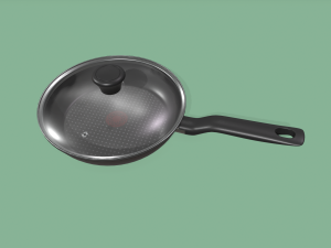 kitchen pots and pans Modello 3D