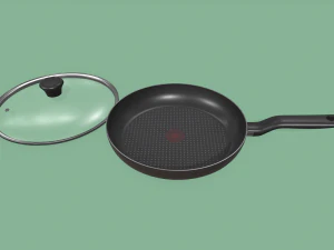 kitchen pots and pans 3D Model