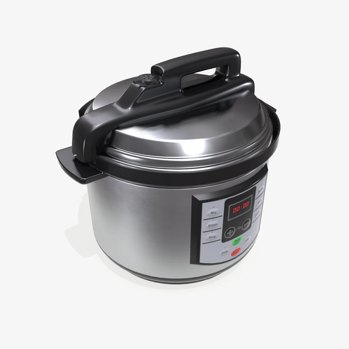pressure cooker 3D Model .c4d .max .obj .3ds .fbx .stl .blend 