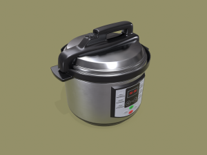 pressure cooker Model 3D