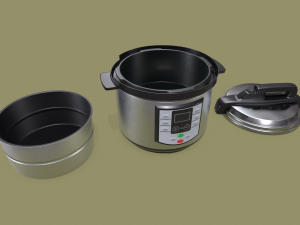 pressure cooker Model 3D