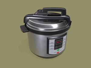 pressure cooker Model 3D