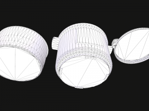 pressure cooker Model 3D