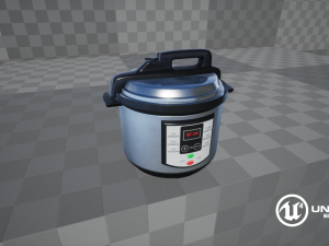 pressure cooker Model 3D
