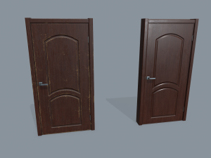 old door Modello 3D