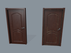 old door Modello 3D
