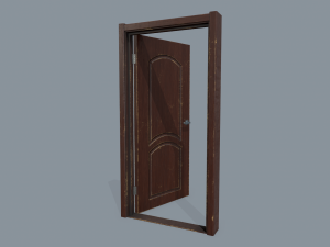 old door Modello 3D