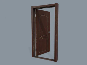 pintu tua Model 3D
