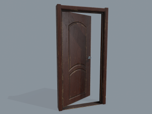 old door Modello 3D
