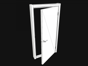 old door Modello 3D