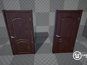pintu tua Model 3D