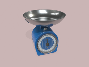 kitchen scales 3D 모델