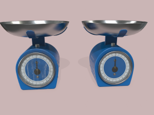 kitchen scales 3D 모델
