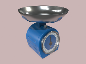 kitchen scales 3D 모델