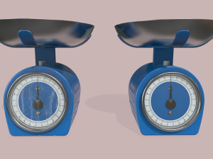 kitchen scales 3D 모델