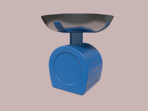 kitchen scales 3D 모델
