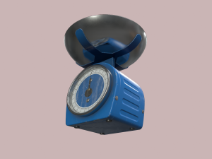 kitchen scales 3D 모델