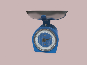 kitchen scales 3D 모델
