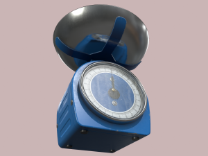 kitchen scales 3D 모델