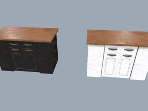 kitchen island Modelo 3D
