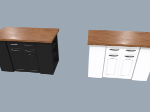 kitchen island Modelo 3D
