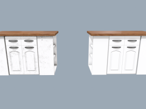 kitchen island Modelo 3D