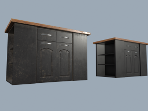 kitchen island Modelo 3D