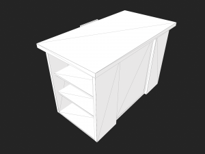 kitchen island Modelo 3D