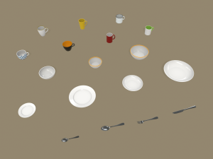 tableware Model 3D