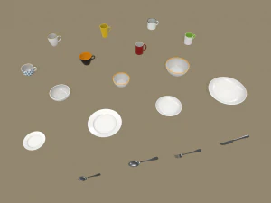 tableware 3D Model