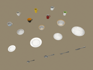 tableware Model 3D
