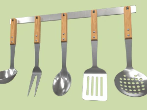 kitchen utensils 3D Model