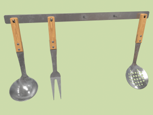 kitchen utensils Modelo 3D