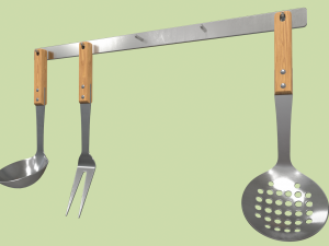 kitchen utensils Modelo 3D