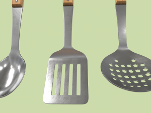 kitchen utensils Modelo 3D