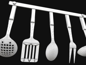 kitchen utensils 3D Model