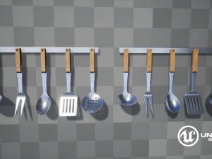 kitchen utensils 3D Model