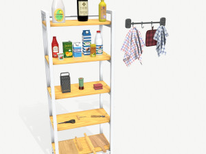 kitchen accessories 3D Model