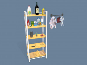 kitchen accessories 3D Model