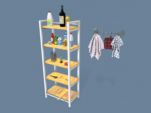 kitchen accessories 3D Model