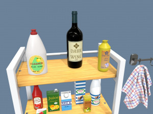 kitchen accessories 3D Model