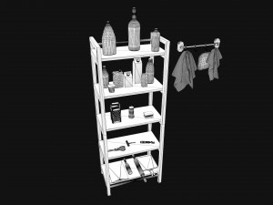 kitchen accessories 3D Model