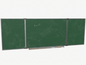 chalkboard 3D Model