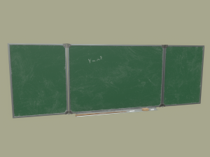 chalkboard Modello 3D